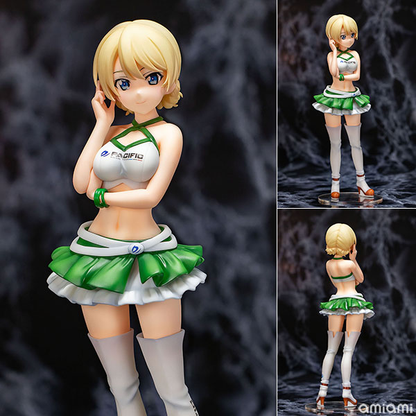 ガールズ＆パンツァー×PACIFIC「ダージリン」レースクイーンver. リサイズ版 1/5 完成品フィギュア[B´full FOTS JAPAN]プルクラより発売したガールズ＆パンツァー×PACIFIC「ダージリン」レースクイーンver.が1/5スケールとなって再登場！