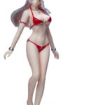 シャイニング・ブレイド ローゼリンデ・フレイア 1/6 シームレスアクションフィギュア[TOYSEIIKI]「シャイニング・ブレイド」より、紅の戦巫女「ローゼリンデ・フレイア」を水着姿でシームレスアクションフィギュア化。