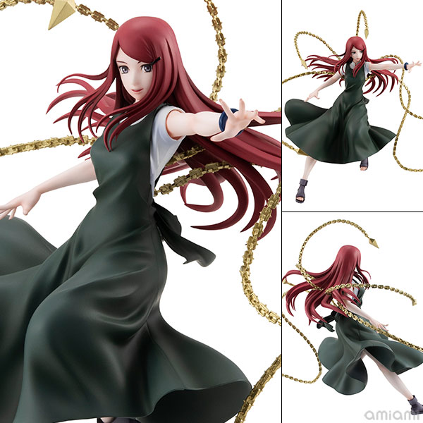 NARUTOギャルズ NARUTO-ナルト- 疾風伝 うずまきクシナ 完成品フィギュア[メガハウス]ナルトの母親としておなじみのクシナを、特徴的な赤いロングヘアーをなびかせて術を発動させるポーズで立体化しました。