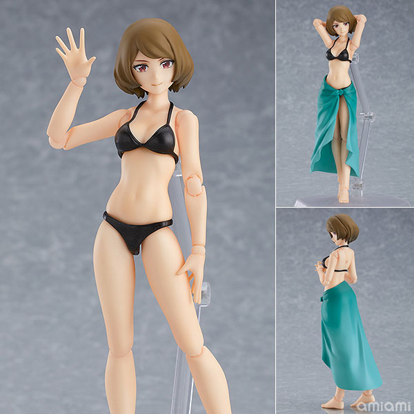 figma Styles 水着女性body(チアキ)[マックスファクトリー]figma Styles新キャラクター「チアキ」がセクシーな水着姿で登場。画期的なTバックスタイルの水着を採用。グラマラスで高身長の素体となります。