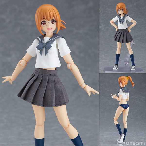 figma Styles セーラー服body(エミリ)[マックスファクトリー]気軽にカスタム可能なfigmaフォーマットのコスチューム素体シリーズ『figma Styles』にセーラー服姿の「エミリ」が登場！