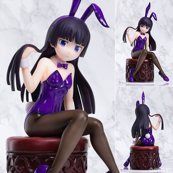 俺の妹がこんなに可愛いわけがない。 黒猫(五更瑠璃) バニーver.リサイズ版 1/5 完成品フィギュア[B´full FOTS JAPAN]フィギュアブランドPULCHRAより発売された『俺の妹がこんなに可愛いわけがない。』「黒猫」バニーver. がリサイズされて再登場！