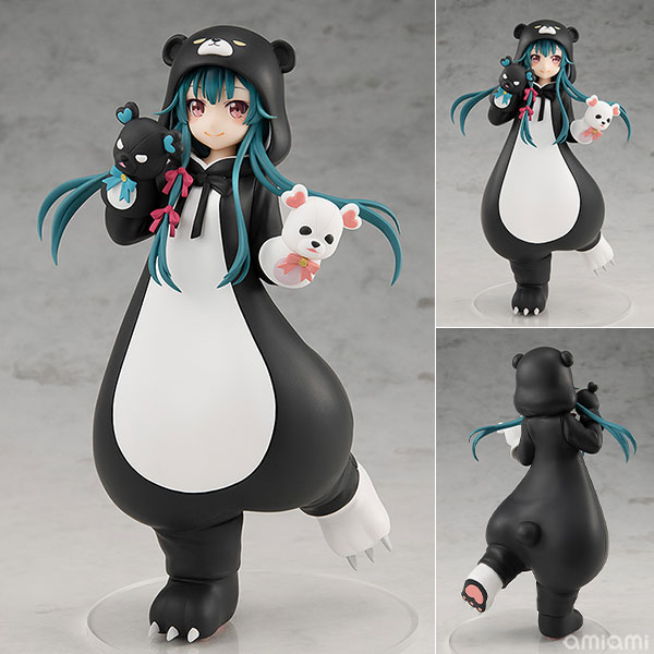 POP UP PARADE くまクマ熊ベアー ユナ 完成品フィギュア[グッドスマイルカンパニー]『くまクマ熊ベアー』よりクマの着ぐるみを着た冒険者「ユナ」が登場！両手には黒クマと白クマの手袋もばっちり装備しています。