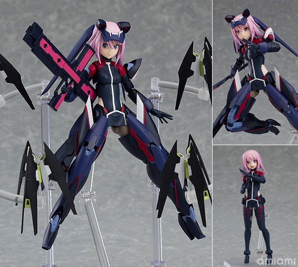 figma アリス・ギア・アイギス 比良坂夜露 勇躍[マックスファクトリー]figma『アリス・ギア・アイギス』シリーズ第3弾、比良坂夜露【勇躍】がエーススーツで立体化。