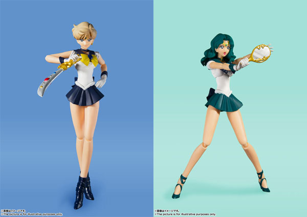 S.H.Figuarts セーラーネプチューン＆セーラーウラヌス -Animation Color Edition- 2種セット[BANDAI SPIRITS]セーラー戦士の大胆かつキュートなアクションをS.H.Figuartsならではの可動範囲と美麗プロポーションで完全再現した逸品が甦ります。