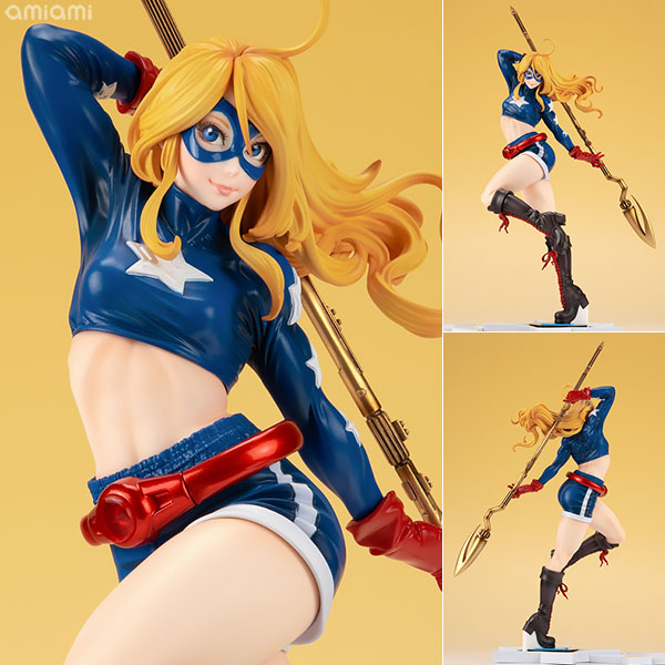 DC COMICS美少女 DC UNIVERSE スターガール 1/7 完成品フィギュア[コトブキヤ]1999年に「STARS AND S.T.R.I.P.E.」というタイトルで初めてコミックに登場した新人のフレッシュなヒーロー！山下しゅんや氏が本商品の為だけに描き下ろししました。