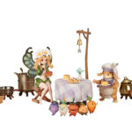 オーディンスフィア レイヴスラシル モーリィの出張レストラン フルセット with メルセデス 完成品フィギュア[フレア]