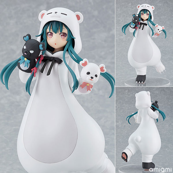 POP UP PARADE くまクマ熊ベアー ユナ 白クマVer. 完成品フィギュア[グッドスマイルカンパニー]『くまクマ熊ベアー』よりクマの着ぐるみを着た冒険者「ユナ」が白クマバージョンになって再登場です。