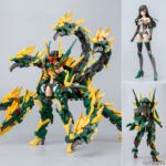 三国少女伝 将魂姫 関羽×雷神 重装版[JP Ver.] 1/10 プラモデル[Startup Studio]相棒の「雷神」は古代中国より伝わる書物「山海経」に登場する龍神。5つの首を持つヤマタノオロチ的なデザインにアレンジしました。