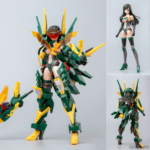 三国少女伝 将魂姫 関羽×雷神 軽装版[JP Ver.] 1/10 プラモデル[Startup Studio]三国志の英雄と中国に伝わる伝説上の獣をモチーフに、メカ×少女系プラスチックキット「将魂姫」シリーズ第二弾、「関羽」と「雷神」が登場！