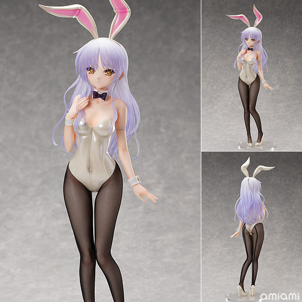 B-STYLE Angel Beats！ 立華かなで バニーVer. 1/4 完成品フィギュア[フリーイング]純白のバニー衣装に身を包み、やさしく微笑むかなでの姿を、1/4スケールで立体化。もちろん網タイツは、リアルな質感の布製となっております。
