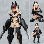 『G.N.PROJECT』Uncoded ウルフアーマー Alternative 1/12 完成品アクションフィギュア[蝸之殼スタジオ]ウルフアーマーを黒く染めた姿…肌や瞳まで影響されたこのウルフちゃんはいったい！？新しい武装を手にして、敵陣をなぎ払え！