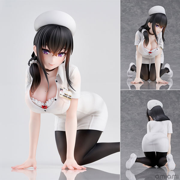 KFRイラスト『ナースさん』 完成品フィギュア[ユニオンクリエイティブ]大人気イラストレーター“KFR”氏の描く「ナースさん」を立体フィギュア化！