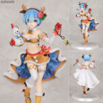 KDcolle Re：ゼロから始める異世界生活 レム 忠節トナカイメイドVer. 1/7 完成品フィギュア[KADOKAWA]『白猫プロジェクト』とのコラボイベント「Re：ゼロから交わる白猫生活2」で実装されたレムのイラストをモチーフに1/7スケールフィギュア化！