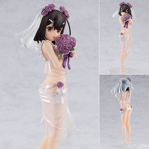 KDcolle Prisma☆Illyaプリズマ☆ファンタズム 美遊・エーデルフェルト ウェディングビキニVer. 1/7 完成品フィギュア[KADOKAWA]ブーケで口元を少し隠すようにしながらこちらを振り返る仕草が美遊の可愛さを演出。是非、“お兄ちゃん”のもとへお迎えください！