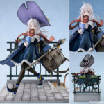 魔女の旅々 イレイナ DX Ver. 1/7 完成品フィギュア[ベルファイン]DX Ver.は表紙イラストに描かれている背景を忠実に再現したビネット式台座になっています。