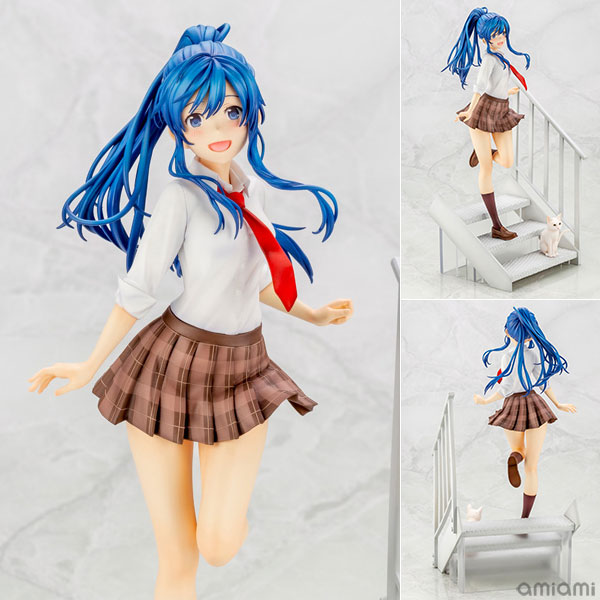 弱キャラ友崎くん 七海みなみ 1/7 完成品フィギュア[コトブキヤ]クラスのムードメーカー「みみみ」が学校の非常階段で猫と出会った…という日常の一コマをイメージしました。