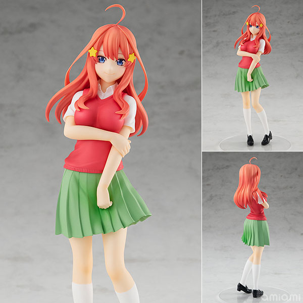 POP UP PARADE 五等分の花嫁∬ 中野五月 完成品フィギュア[グッドスマイルカンパニー]TVアニメ『五等分の花嫁∬』より、五つ子の五女「中野五月」がPOP UP PARADEで登場。