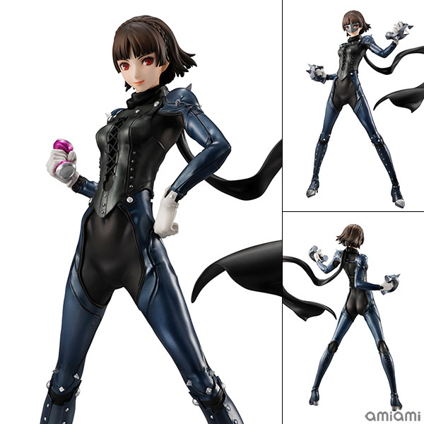 Lucrea(ルクリア) ペルソナ5 ザ・ロイヤル 新島真 完成品フィギュア[メガハウス]「ペルソナ5 ザ・ロイヤル」より『新島真』が怪盗服でLucrea(ルクリア) シリーズに登場！力強くも女の子らしい凛とした立ち姿で立体化です。