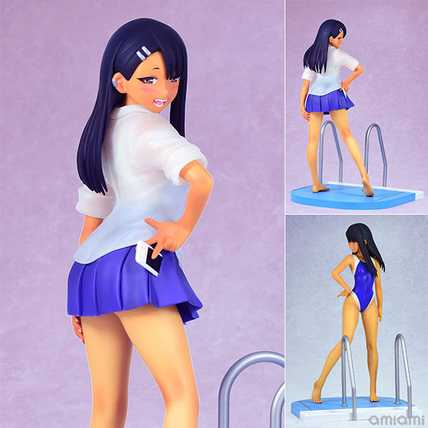 イジらないで、長瀞さん 長瀞さん (はにかみVer.) 1/7 完成品フィギュア[ベルファイン]コミックス2巻の表紙イラストをモチーフに、シャツ・スカートの着脱で彼女の魅力である素肌の二の腕、脇の下はもちろん、お尻や水着跡も堪能できる本能を激しくくすぐる逸品です！