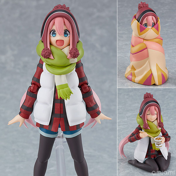 figma ゆるキャン△ 各務原なでしこ DXエディション[マックスファクトリー]TVアニメ『ゆるキャン△』より、「figma 各務原なでしこ」に付属品を追加したDXエディションが登場！