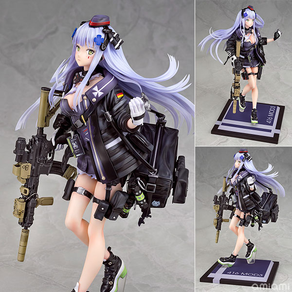 ドールズフロントライン 416 MOD3 重傷Ver. 1/7 完成品フィギュア[ファット・カンパニー]MOD3化によって一新された衣装や装備とダメージを負うことであらわになった白い肌とのコントラストが目を引く一品となりました。