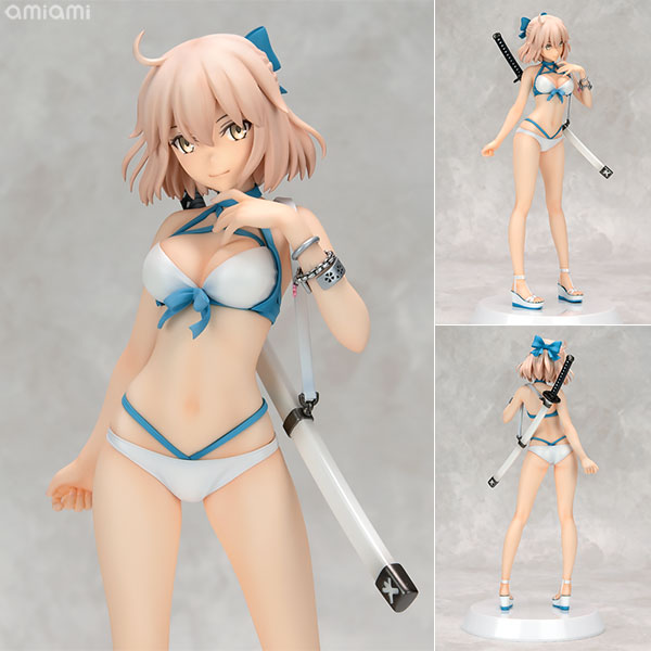 Fate/Grand Order アサシン/沖田総司 [Summer Queens] 1/8 完成品フィギュア[アワートレジャー]『Fate/Grand Order』より期間限定イベント『水着剣豪七色勝負』に登場したアサシン/沖田総司がSummer Queensで登場！