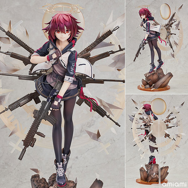 アークナイツ エクシア 昇進段階2 1/7 完成品フィギュア[グッドスマイルアーツ上海]大人気スマホゲーム『アークナイツ』より、ペンギン急便の一員「エクシア」が、「昇進段階2」のイラストをモチーフとしたスケールフィギュアで登場です。