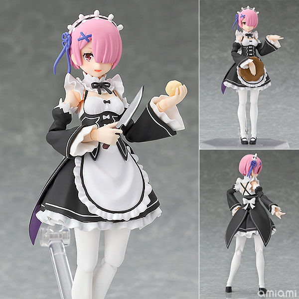 figma Re：ゼロから始める異世界生活 ラム[マックスファクトリー]TVアニメ『Re：ゼロから始める異世界生活』より、ロズワール邸のメイド「ラム」がfigmaに登場！