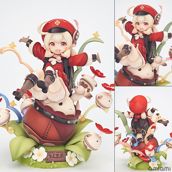 原神 クレー·火花騎士Ver. 1/7 完成品フィギュア[miHoYo] 西風騎士団の戦略兵器兼トラブルメーカー・	クレー(英:Klee/中:可莉)が立体化！