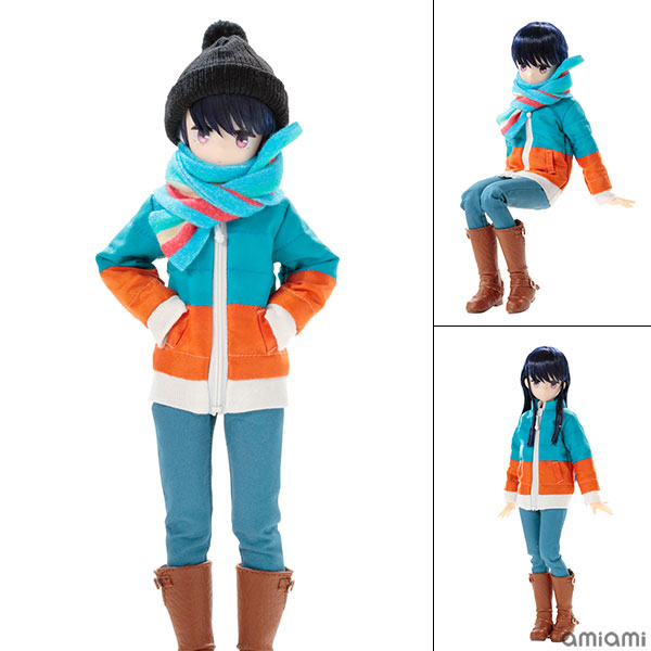 ピュアニーモキャラクターシリーズ No.133 『ゆるキャン△ SEASON2』 志摩リン 1/6 完成品ドール[アゾン]ブルーとオレンジのツートンカラーのジャケットを忠実に再現。ニット帽やマフラー、グローブ用ハンドパーツなど寒さ対策もバッチリ！