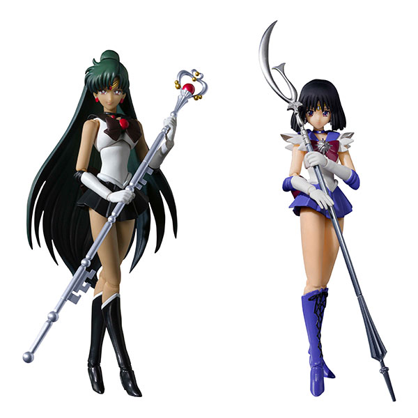 S.H.Figuarts セーラープルート＆サターン -Animation Color Edition- 2種セット[BANDAI SPIRITS]90年代アニメ「美少女戦士セーラームーン」に登場したイメージのカラーリング！
