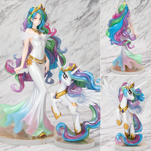 MY LITTLE PONY美少女 プリンセスセレスティア 1/7 完成品フィギュア[コトブキヤ]トワイライトスパークルの師でもある彼女は、エクエストリアを統べる太陽のプリンセス！「トモダチの魔法」を学ぶMANE6達を優しく見守る、穏やかでたおやかな佇まいで立体化しました。