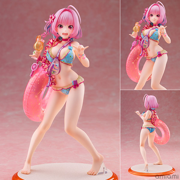 ドリームテック アイドルマスター シンデレラガールズ [水着商法]夢見りあむ 1/7 完成品フィギュア[WAVE]映えたくて映えたくて仕方ない水着姿のりあむを、やむ！と声が聞こえてきそうなザコメンタルな表情で立体化しました。