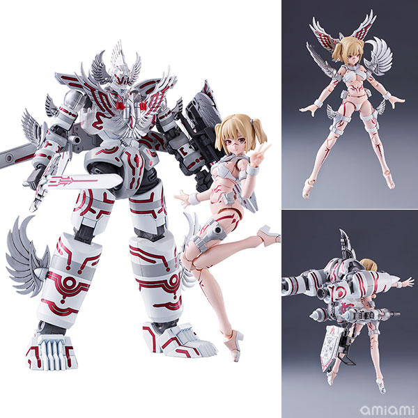 ACKS No.GR-02 合体 アトランジャーΩ プラモデル[アオシマ]『新・合体シリーズ』第二弾は、電撃ホビーウェブ連載中のコミックに登場した白いアトランジャー『合体 アトランジャーΩ』です！！