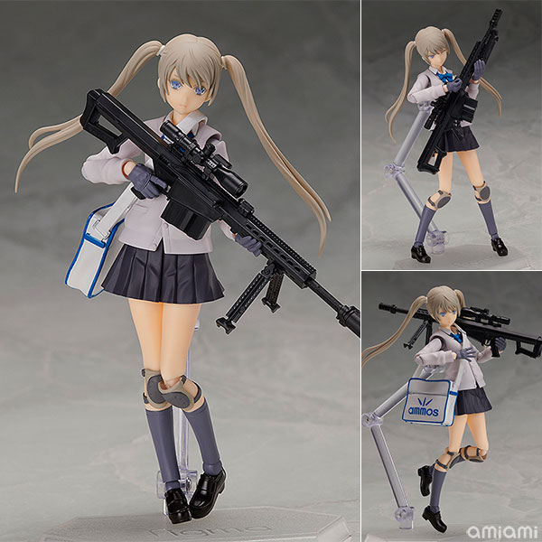 figma リトルアーモリー 照安鞠亜[トミーテック]トミーテックが展開する1/12スケール銃器模型「リトルアーモリー」より、零葉高校狙撃科の『照安鞠亜』がfigma化！