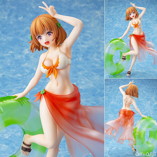 CAworks 幼なじみが絶対に負けないラブコメ 志田黒羽 水着ver. 1/7 完成品フィギュア[キャラアニ]キャラアニの新生フィギュアブランド【CAworks】が贈る、TVアニメ『幼なじみが絶対に負けないラブコメ』より「志田黒羽」が立体化！