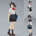 POP UP PARADE 君の名は。 宮水三葉 完成品フィギュア[グッドスマイルカンパニー]新海誠監督による大人気アニメーション映画『君の名は。』より「宮水三葉」が、印象的なキービジュアルを再現したスケールフィギュアをリサイズして登場です。