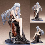 ドールズフロントライン 1/7 AK12 冬無きアリア Ver. 完成品フィギュア[ホビーマックス]ドールズフロントラインオーケストラコンサート『人形×彼岸花』のメインビジュアル、ヴァイオリンを持つAK12が1/7スケールフィギュアとして登場！