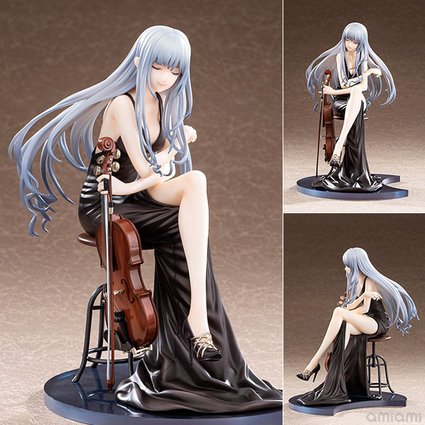 ドールズフロントライン 1/7 AK12 冬無きアリア Ver. 完成品フィギュア[ホビーマックス]ドールズフロントラインオーケストラコンサート『人形×彼岸花』のメインビジュアル、ヴァイオリンを持つAK12が1/7スケールフィギュアとして登場！