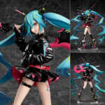 初音ミク LAMロックシンガー Ver. 1/7 完成品フィギュア[Tokyo Otaku Mode Inc.]Vtuberやミュージシャンなど、幅広いメディアで活動するイラストレーター・LAMが描き下ろした『初音ミク』がフィギュアとなって登場しました。