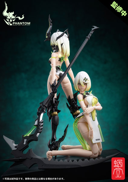 『幻鬼機殻』PHANTOM-001 蛍 Hotaru リバースチェンジセット 1/12 完成品アクションフィギュア[蝸之殼スタジオ]意地悪な姉貴と恥ずかしがり屋のお姉さん、どれも「蛍」ちゃん！