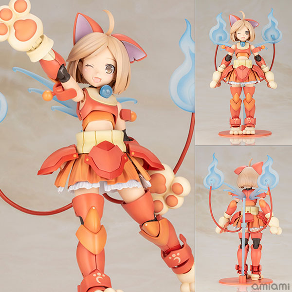 装甲娘 LBCS：ジ・バニャン コザクラツグミ プラモデル[コトブキヤ]DMM × LEVEL-5による『ダンボール戦機』をモチーフとした新作タイトル『装甲娘』よりフルアクションプラモデルが登場！