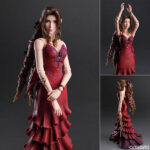 ファイナルファンタジー VII リメイク PLAY ARTS改 エアリス・ゲインズブール- ドレス Ver.-[スクウェア・エニックス]「FINAL FANTASY VII REMAKE」より、赤いドレスに身を包んだエアリスが登場！