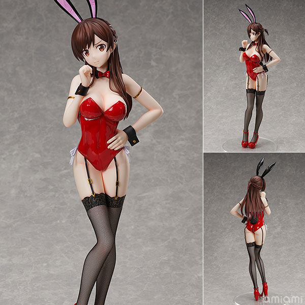 B-STYLE 彼女、お借りします 水原千鶴 バニーVer. 1/4 完成品フィギュア[フリーイング]『彼女、お借りします』より、ヒロインのひとり「水原千鶴」を1/4スケールで立体化。コスチュームはオリジナルのバニースーツ姿をフィギュア化しました。