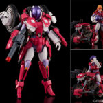 RIOBOT 機甲創世記モスピーダ 1/12 VR-038L バートレイ フーケ[千値練]荒牧氏のデザイン協力の元、アーマーサイクル・ライディングスーツをアレンジ。「バートレイ」を完全変形仕様でT-REXが設計を担当し、商品化。