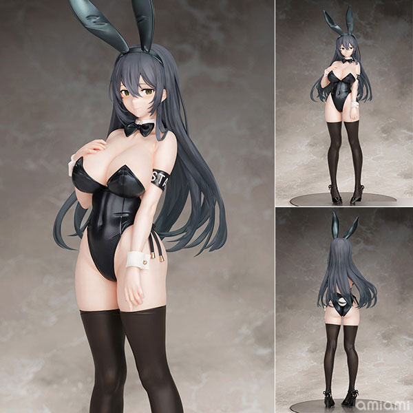 「黒バニー後輩ちゃん(素顔ver.)」illustrated by イコモチ 1/7 完成品フィギュア[B´full FOTS JAPAN]イラストレーター イコモチ先生によるオリジナル作品『モノクロバニー』より、「黒バニー後輩ちゃん」が初の立体化！