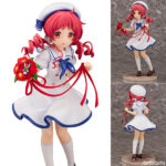 ご注文はうさぎですか？？ メグ(Summer Uniform) 1/7 完成品フィギュア[プラム]清楚なワンピーススタイルのスカートが軽やかになびく様子や、手元のブーケや石畳の台座なども丁寧に造形しました♪