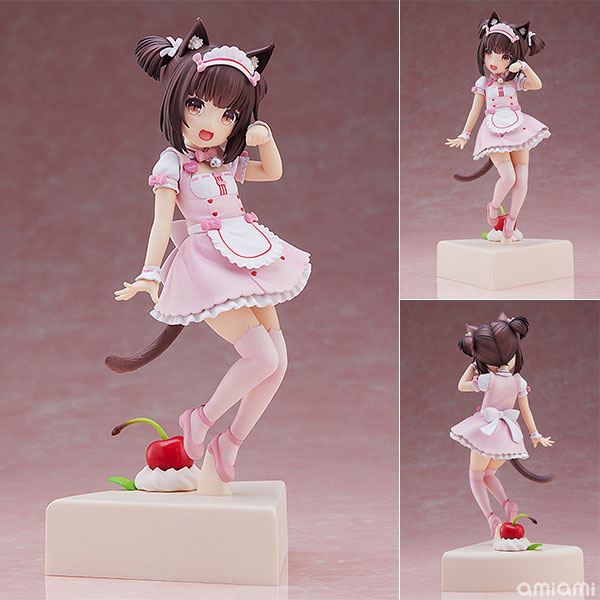 ネコぱら ショコラ～Pretty kitty Style～(Pastel Sweet) 1/7 完成品フィギュア[プラム]エイプリルフールで話題になった“コネコぱら”の姿をさらにキュートなパステルカラーでフィギュアに纏めました。