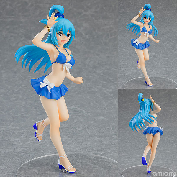 POP UP PARADE この素晴らしい世界に祝福を！ アクア 水着Ver. 完成品フィギュア[マックスファクトリー]アニメ『この素晴らしい世界に祝福を！』より、「アクア」が水着姿で登場！アクアらしい躍動感あるポーズで立体化しました。